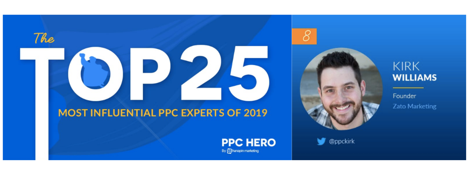 PPC hero Top 25 Kirk Williams
