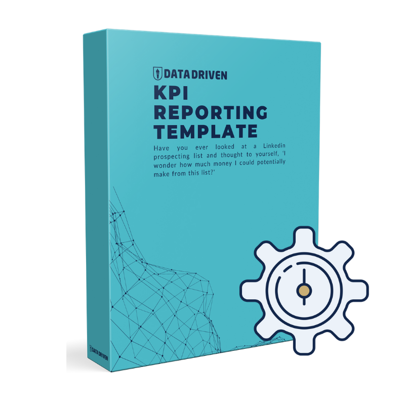 KPI Reporting Template with icon 800x800px